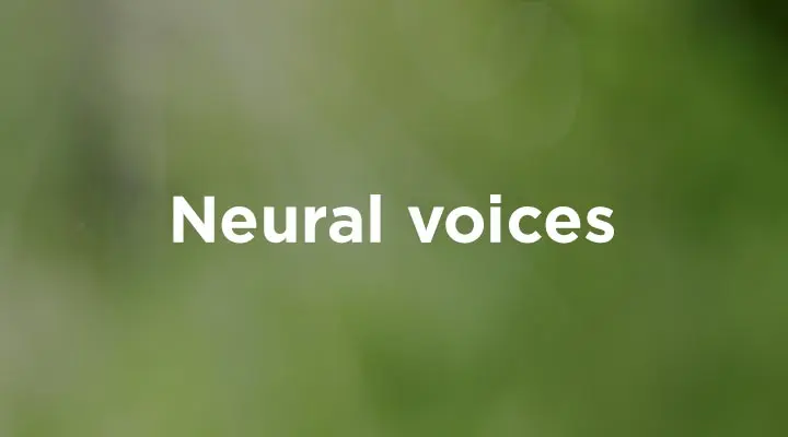 communications company: neural voices