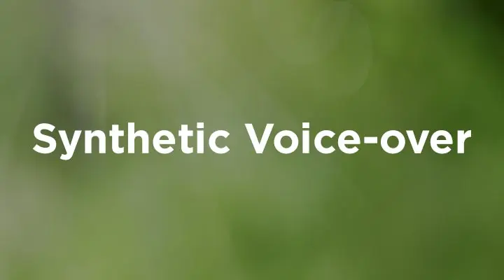 translation company: synthetic voice over
