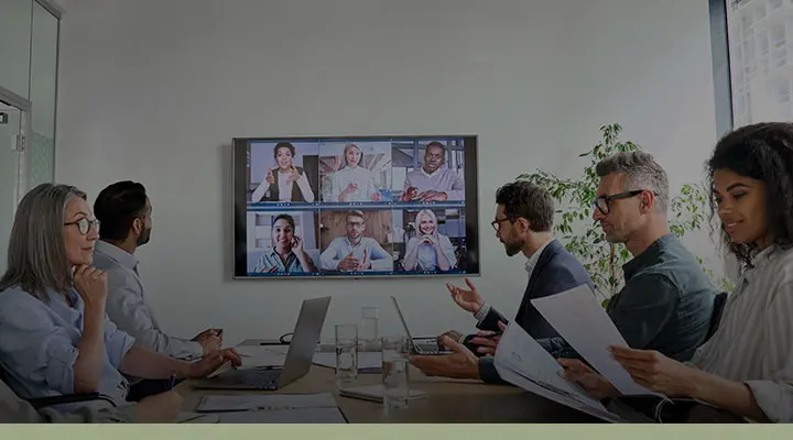 audiovisual company: meetings