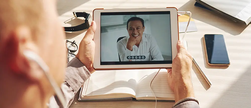 video interpretation in a tablet
